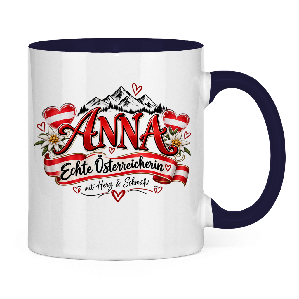 Tasse zweifarbig Anna