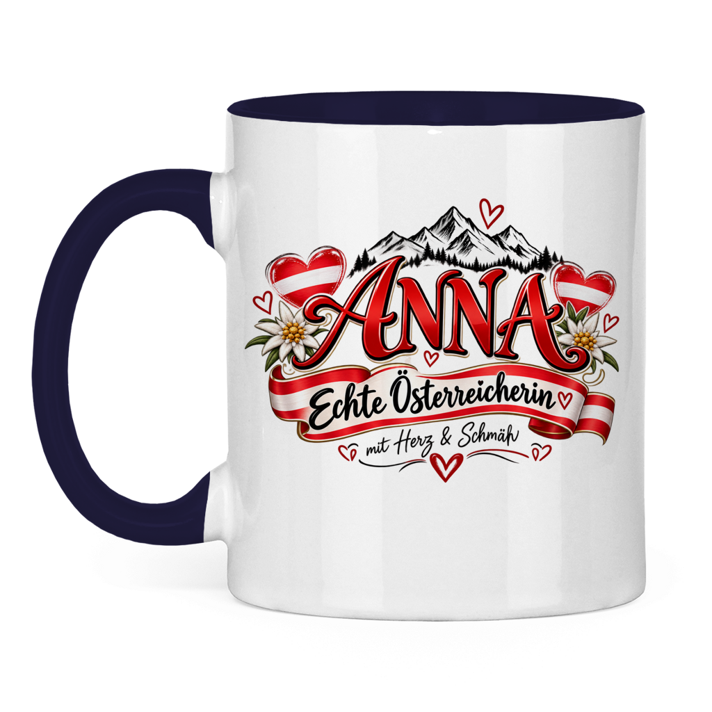 Tasse zweifarbig Anna