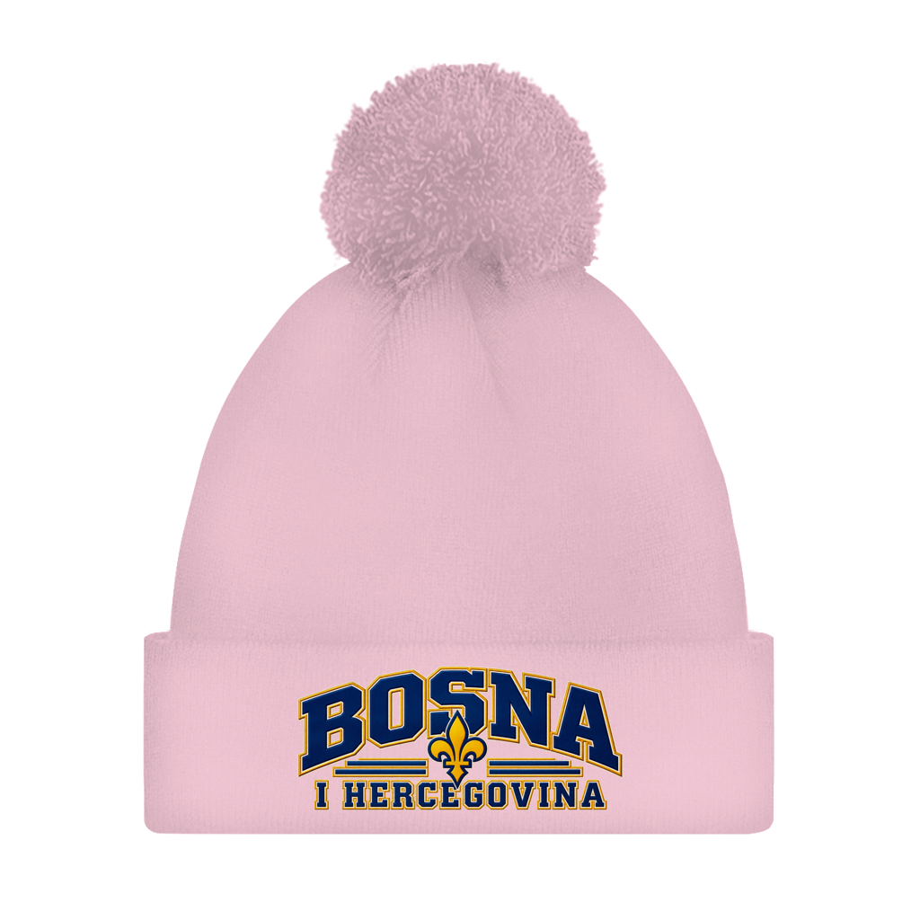 Bommelmütze Bosnien mit Pompon | Bosna i Hercegovina