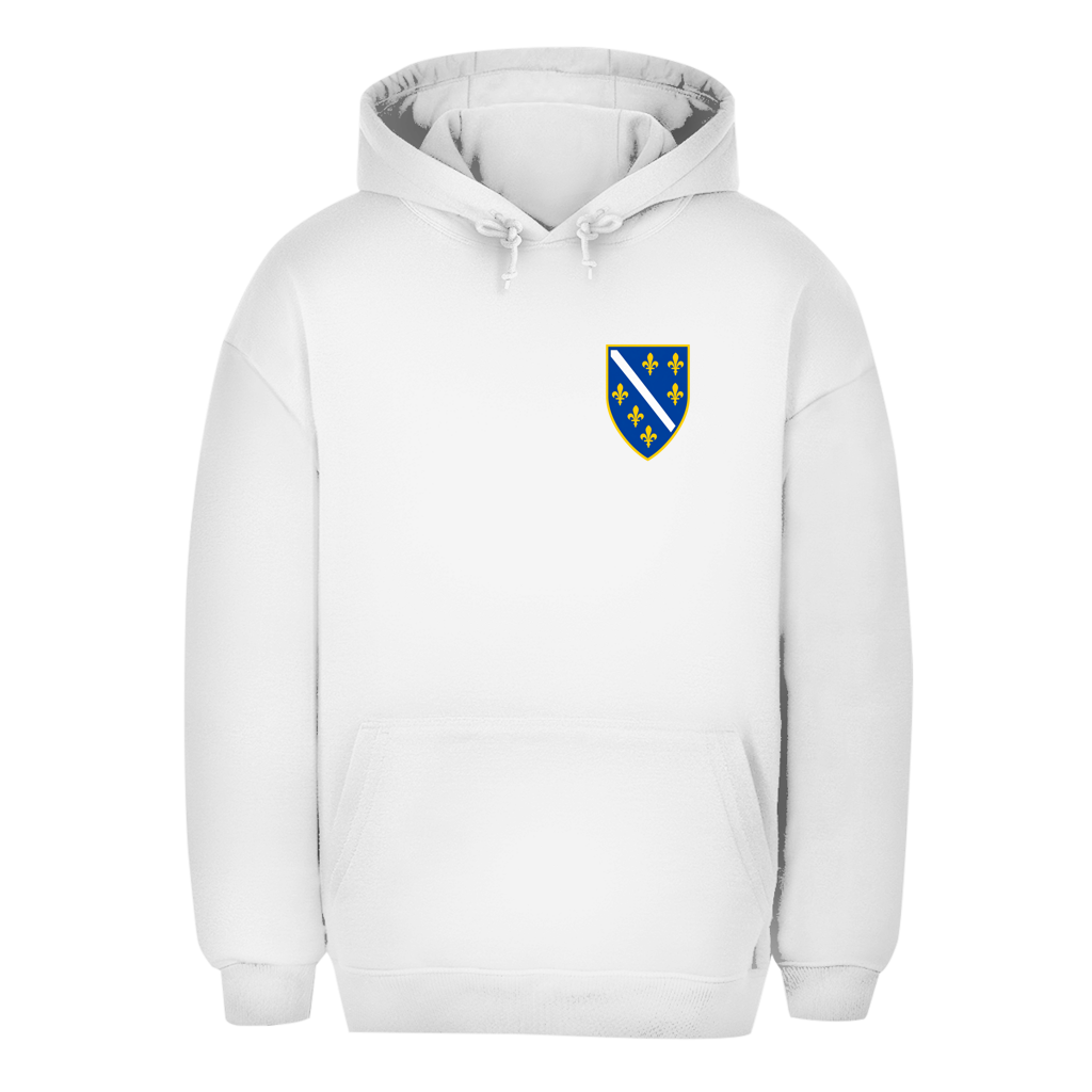 Bosnien Oversize Set – Unisex Hoodie & Fluffy Sweatpants | Wappen links