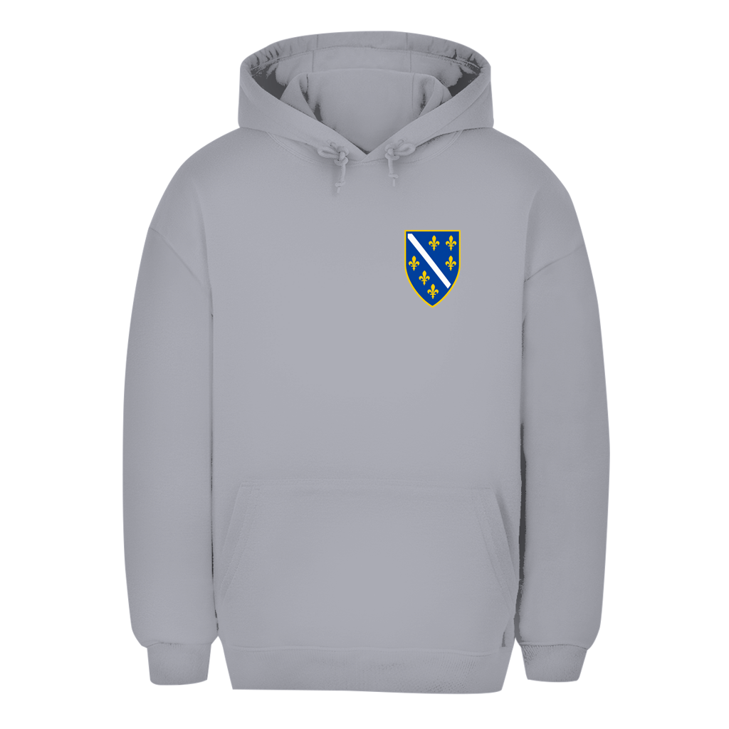 Bosnien Unisex Oversize Hoodie – Bosnisches Wappen Rechts | BiH