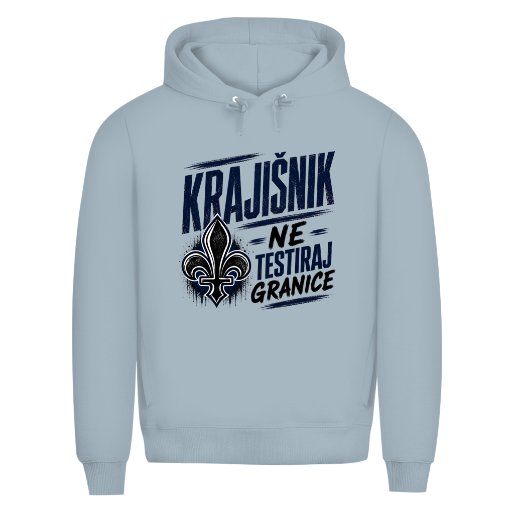KRAJIŠNIK Herren Premium Bio Hoodie - Ne testiraj granice