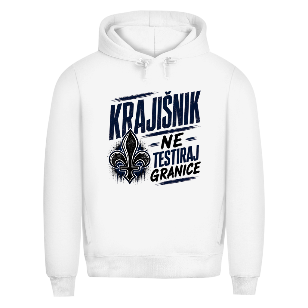 KRAJIŠNIK Herren Premium Bio Hoodie - Ne testiraj granice
