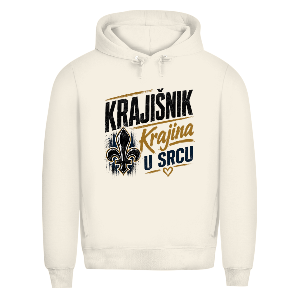 KRAJIŠNIK Herren Premium Bio Hoodie - Krajina u srcu