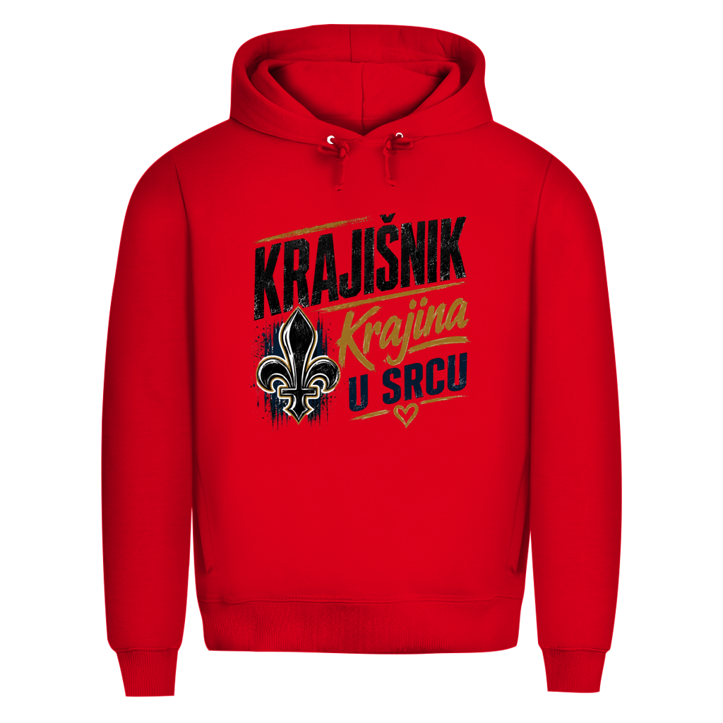 KRAJIŠNIK Herren Premium Bio Hoodie - Krajina u srcu