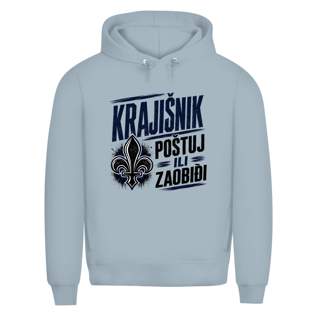 KRAJIŠNIK Herren Premium Bio Hoodie - Postuj il zaobidji