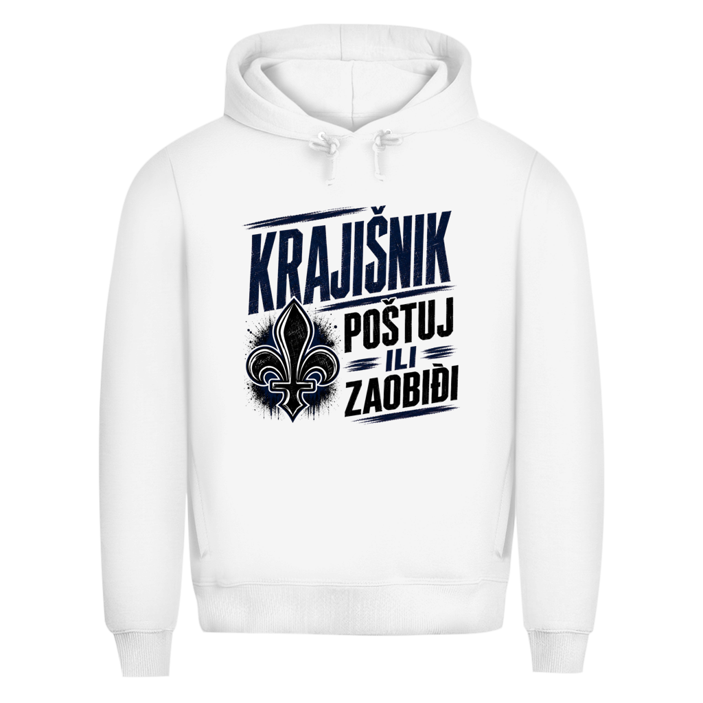 KRAJIŠNIK Herren Premium Bio Hoodie - Postuj il zaobidji