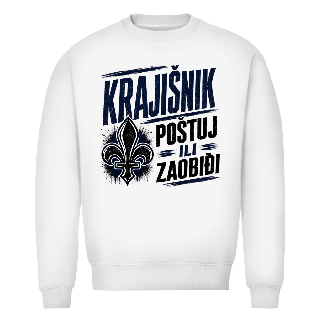 Krajisnik Herren Premium Bio Sweatshirt Postuj il zaobidji