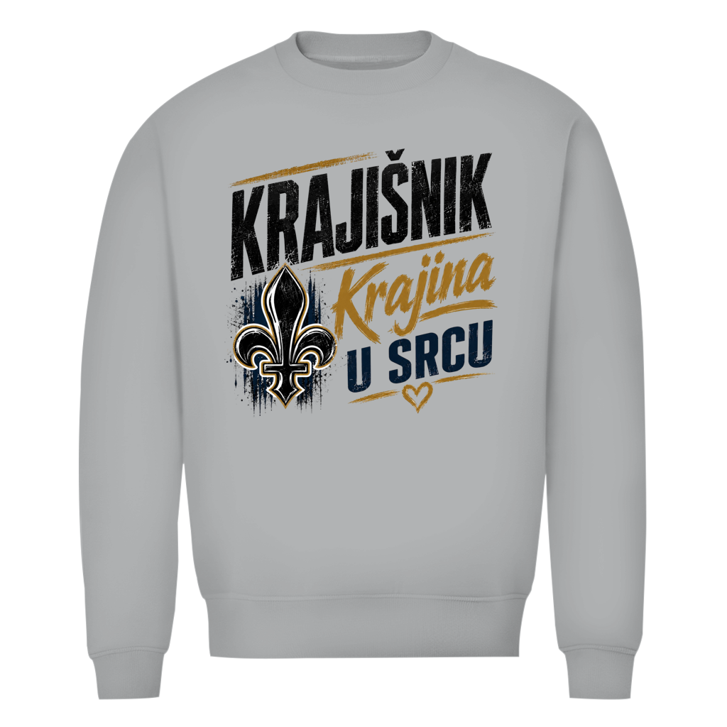 Krajisnik Herren Premium Bio Sweatshirt Krajina u srcu