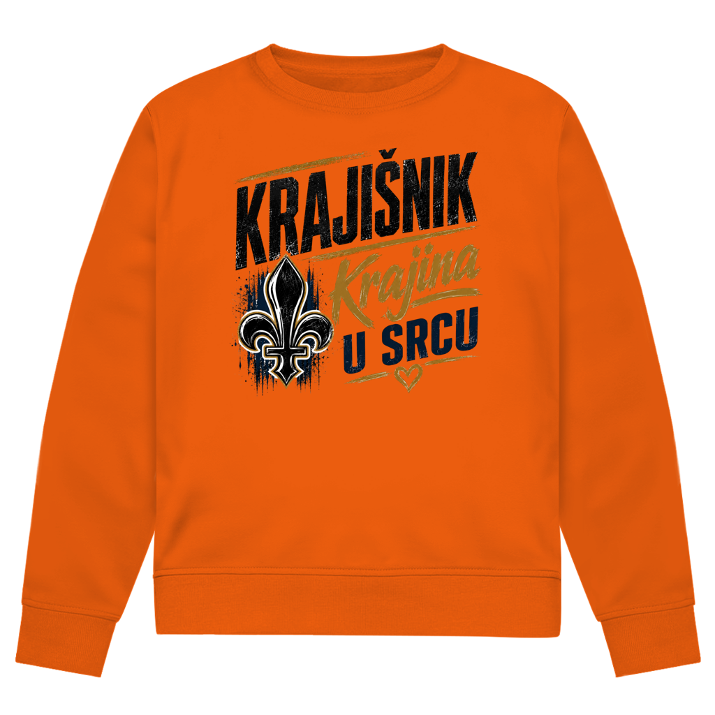 Krajisnik Herren Premium Bio Sweatshirt Krajina u srcu