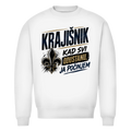 Krajisnik Herren Premium Bio Sweatshirt Kad svi odustanu ja tek pocinjem