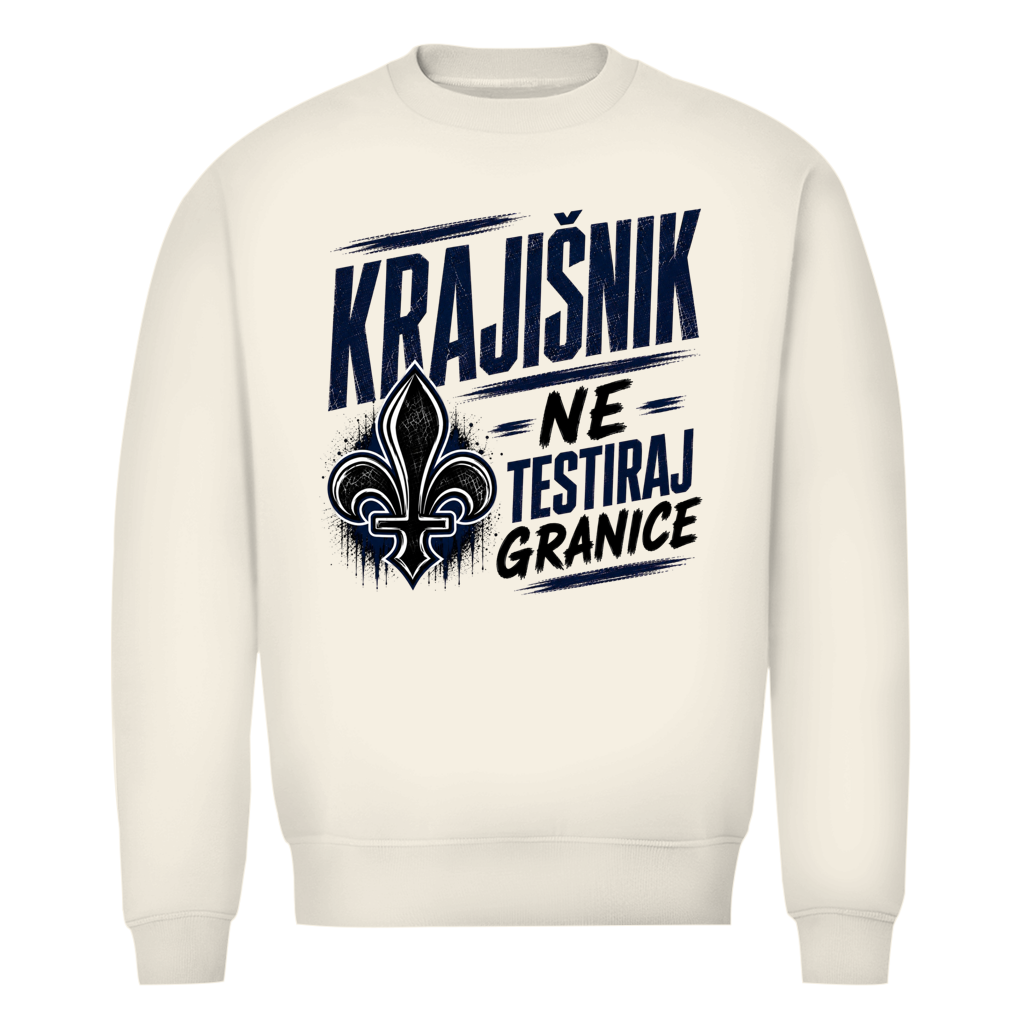 Krajisnik Herren Premium Bio Sweatshirt Ne testiraj granice