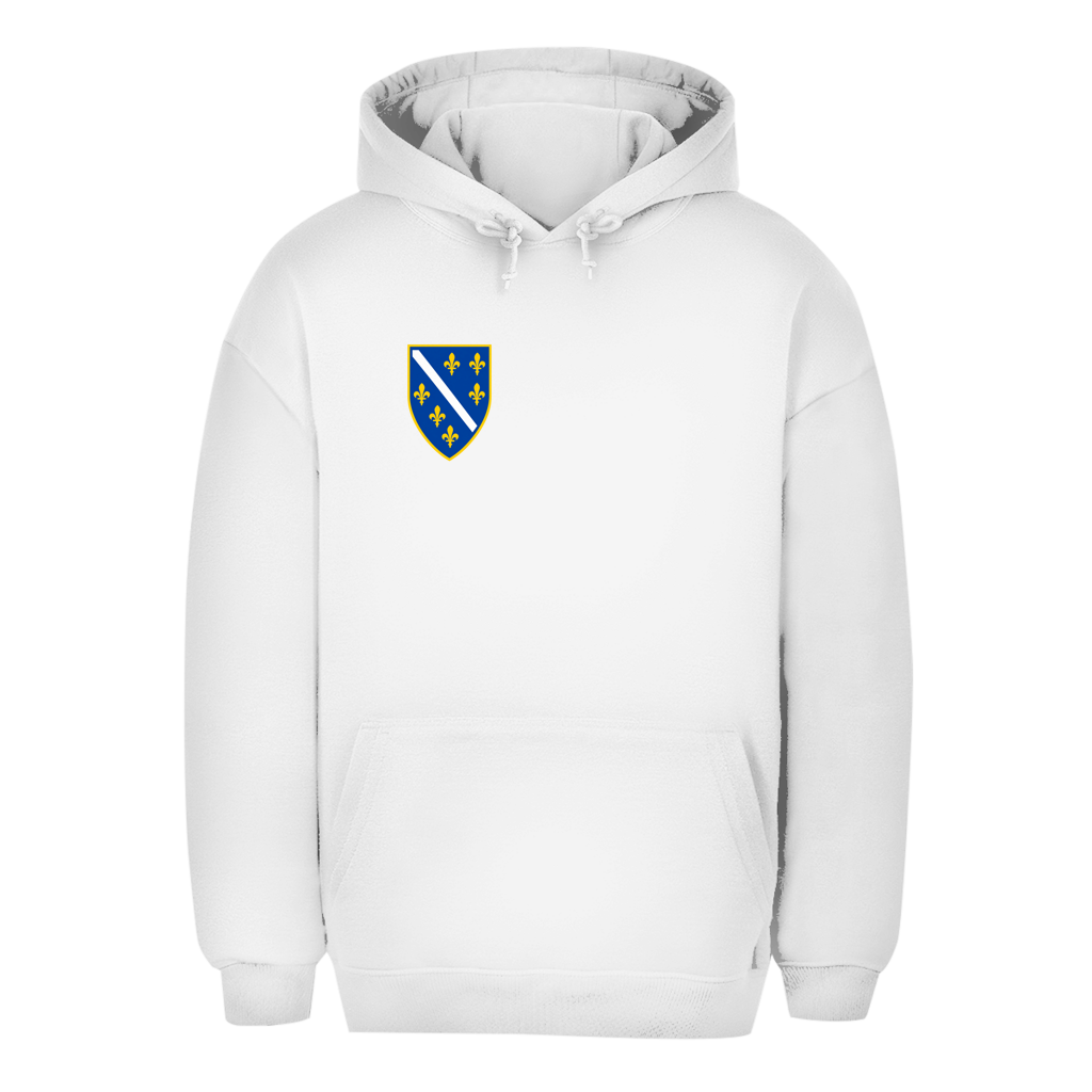 Bosnien Oversize Set – Unisex Hoodie & Fluffy Sweatpants | Wappen rechts