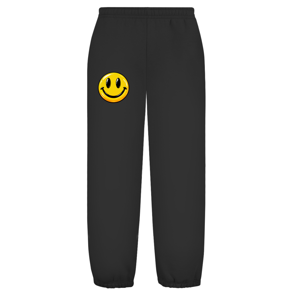 Oversize Fluffy Sweatpants – Smiley | Unisex Jogginghose