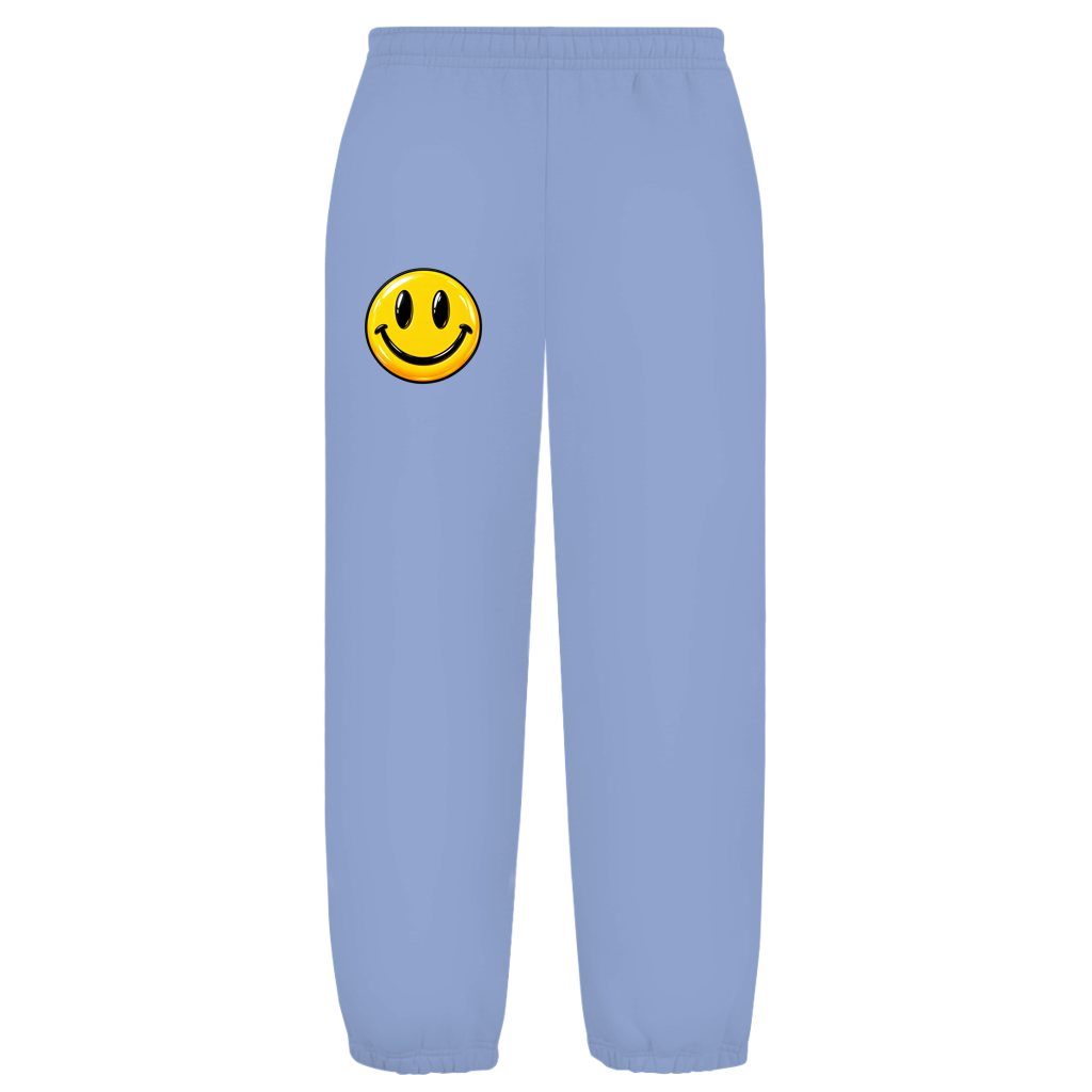 Oversize mekani donji dio trenerke – Smiley | Unisex donji dio trenerke
