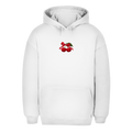 Unisex Oversize dukserica – Cherry Vibes | Dukserica sa kapuljačom i malim motivom trešnje