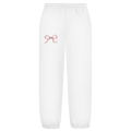 Oversize Fluffy Sweatpants – Red Bow | Jogginghose mit Schleife
