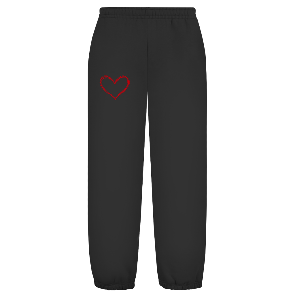 Oversize plišane trenerke – Heart Vibes | Trenerka sa srcem