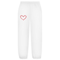 Oversize Fluffy Sweatpants – Heart Vibes | Jogginghose mit Herz