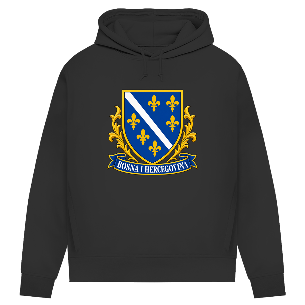 Damen Premium Bio Hoodie – Bosna i Hercegovina | Bosnien Wappen