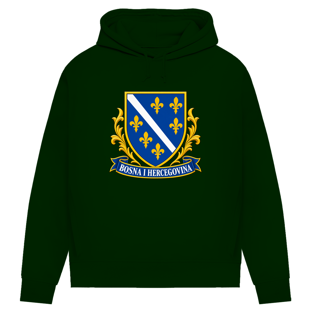 Damen Premium Bio Hoodie – Bosna i Hercegovina | Bosnien Wappen