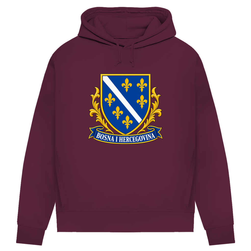 Damen Premium Bio Hoodie – Bosna i Hercegovina | Bosnien Wappen