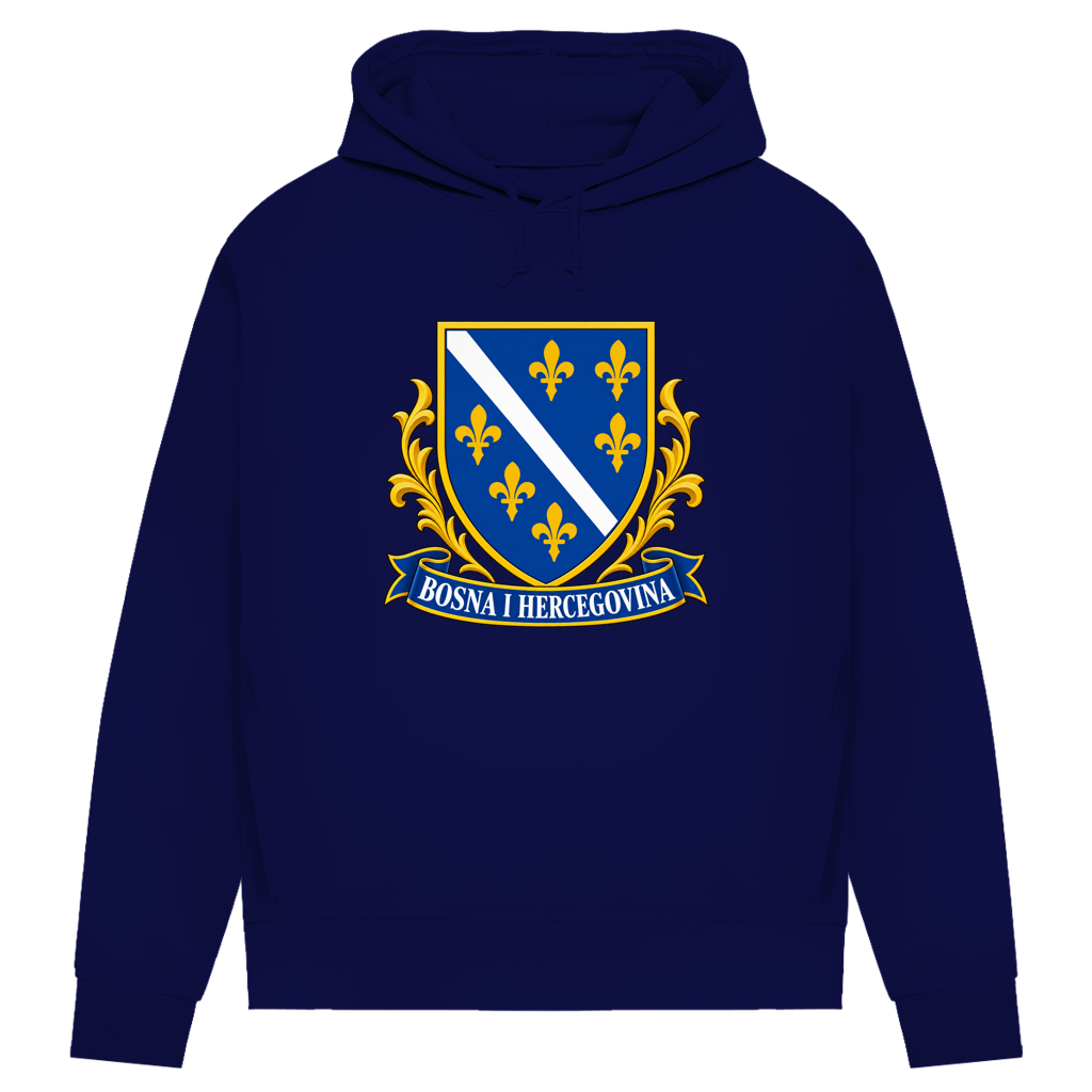 Damen Premium Bio Hoodie – Bosna i Hercegovina | Bosnien Wappen