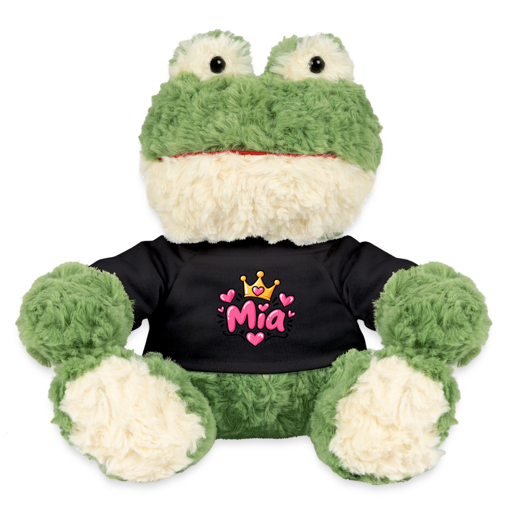 MiniFeet® Frosch Torge MIA – Personalisierbar mit Namen & Design - Schwarz