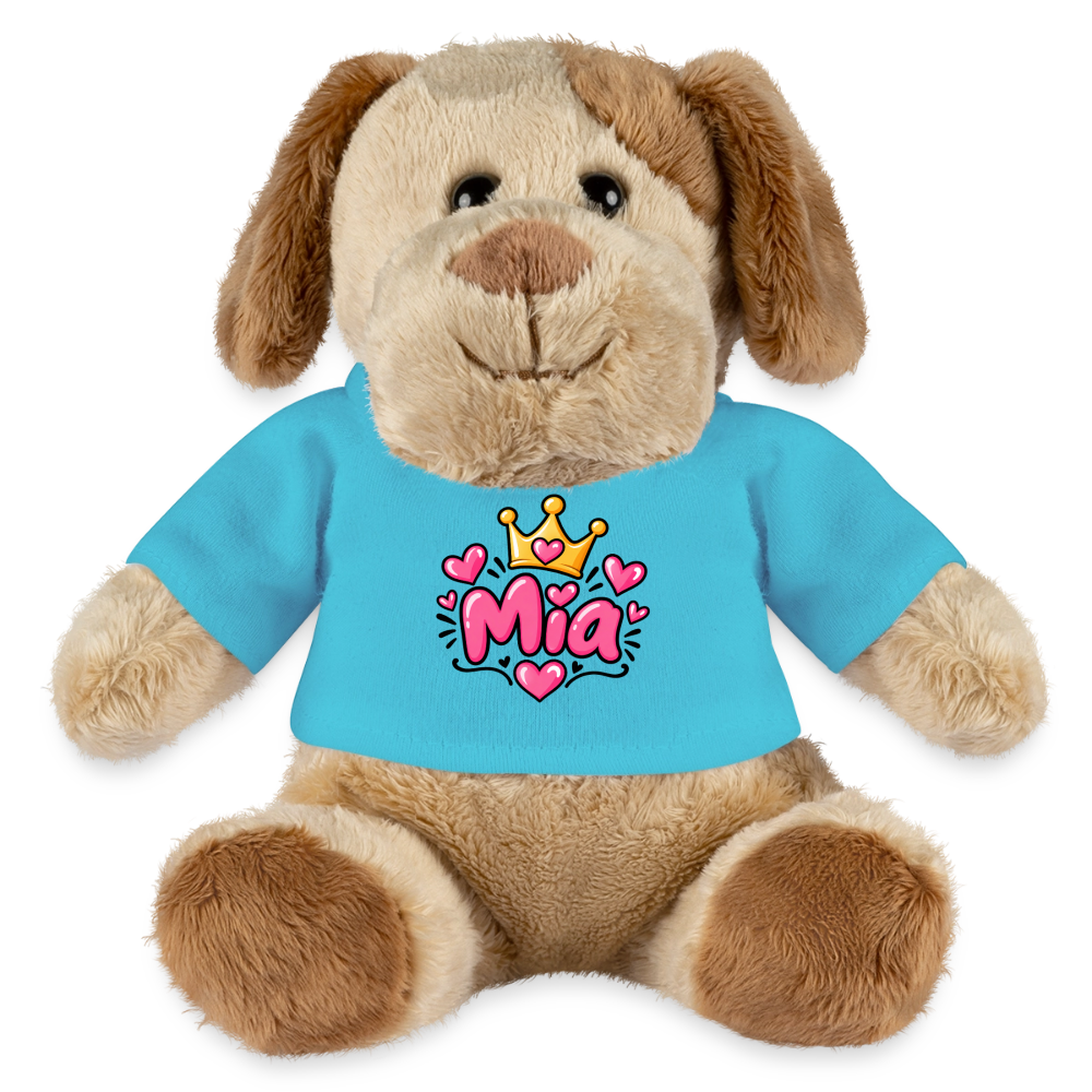 MiniFeet® Hund Helge – Personalisierbar mit Namen & Design - Atollblau