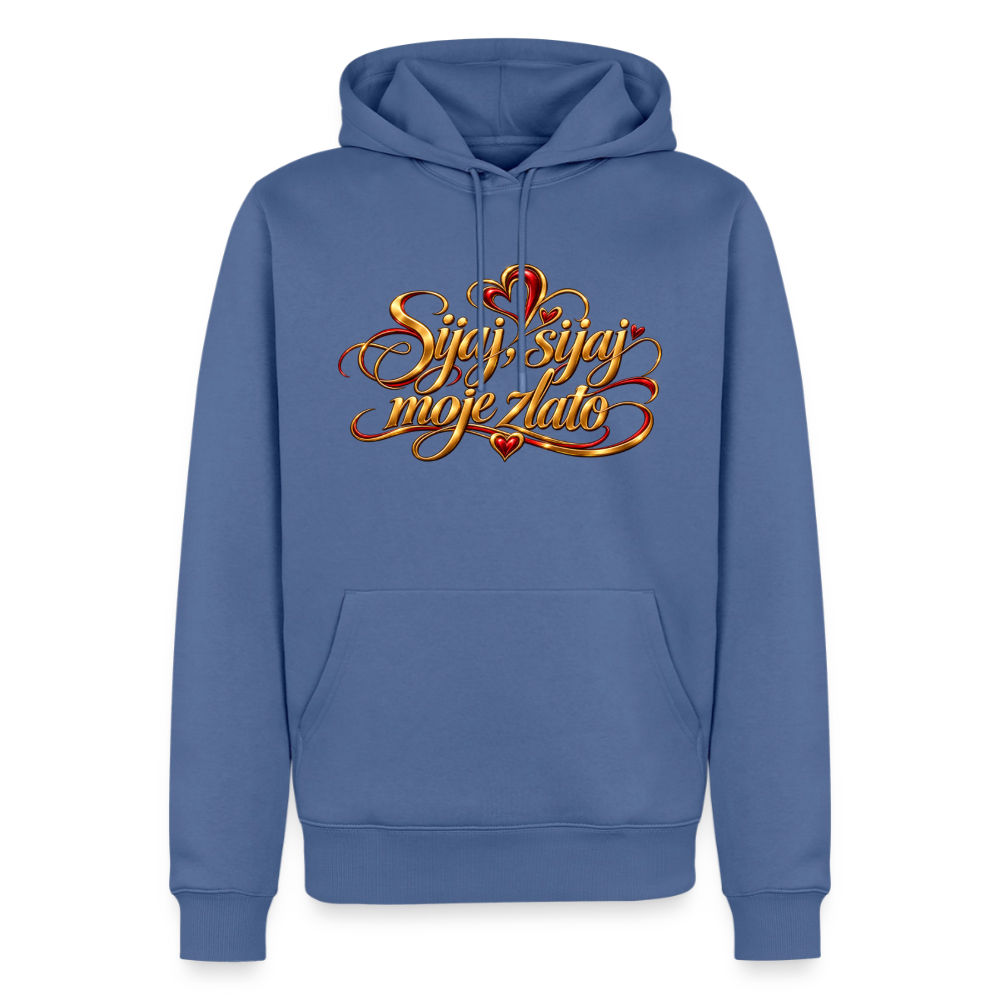 Männer Premium Hoodie - sijaj sijaj moje zlato - Taubenblau