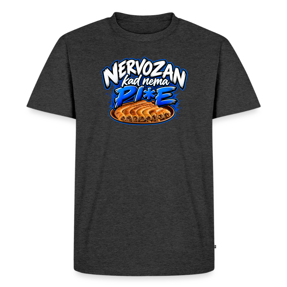 Männer Premium T-Shirt - Anthrazit meliert