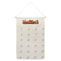 Leinen Adventskalender - Naturweiß