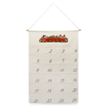 Leinen Adventskalender - Naturweiß