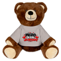 Medo je fin ja nisam Kuschelteddy MiniFeet® – Nachhaltiger Teddybär mit Herz-Design - Taupe