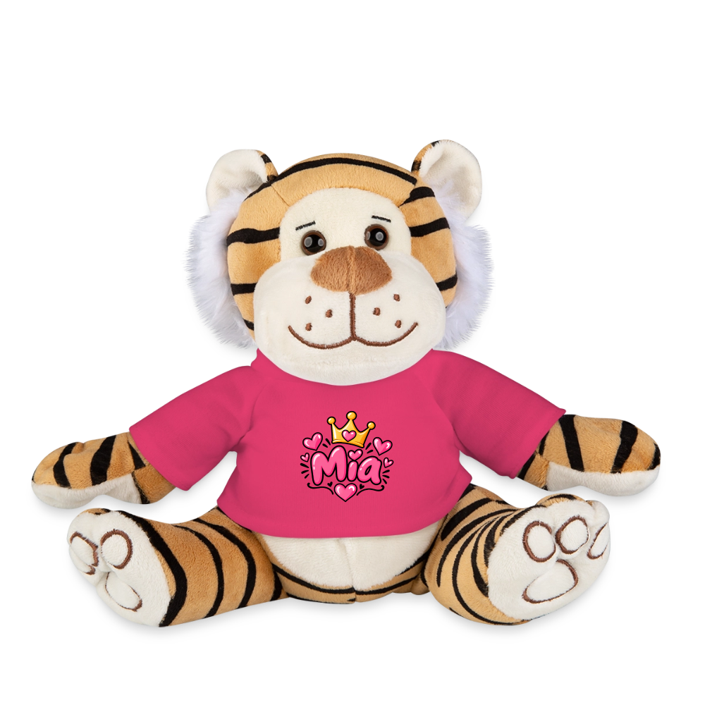 Plüschtiger MIA – Personalisierbar mit Namen & Design - Pink