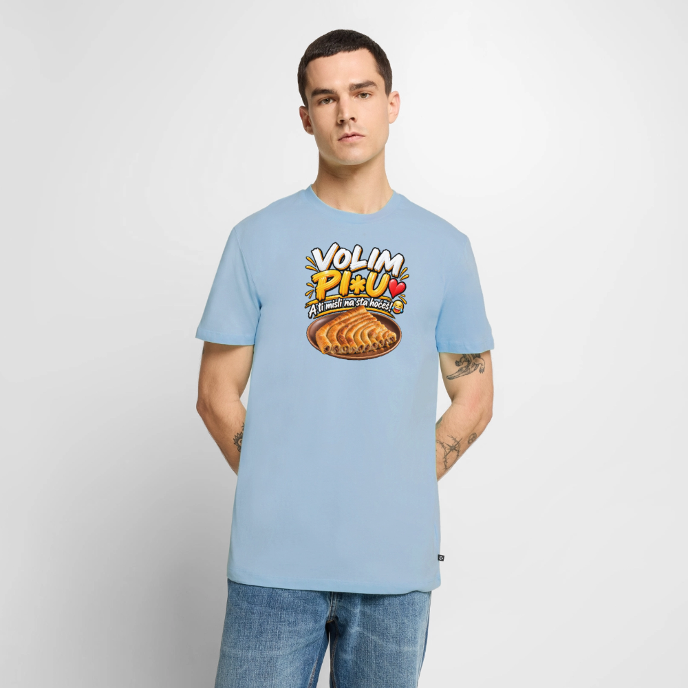 Männer Premium T-Shirt - Hellblau