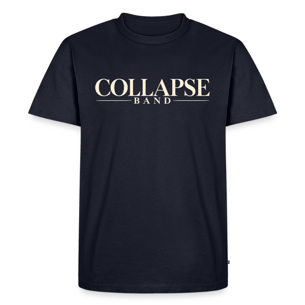 Männer Premium T-Shirt - Collapse Band Clasic - Navy