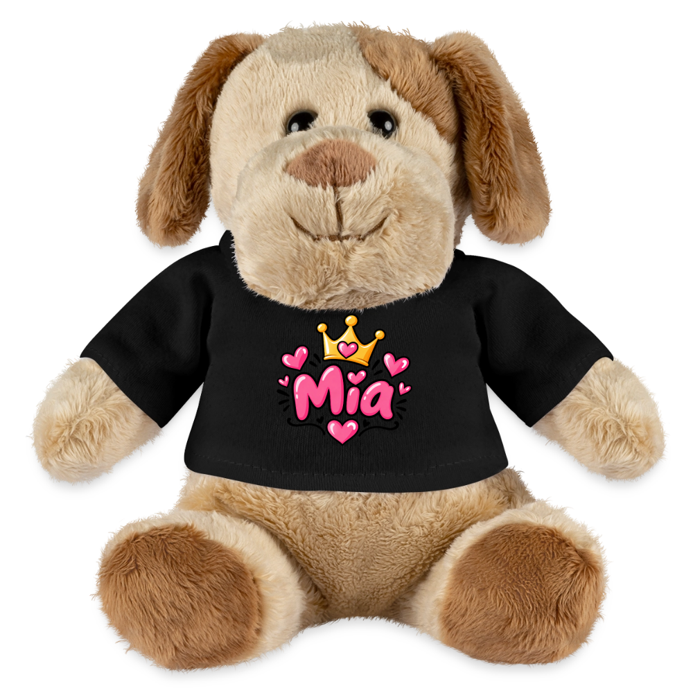 MiniFeet® Hund Helge – Personalisierbar mit Namen & Design - Schwarz