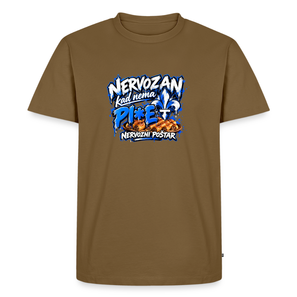 Männer Premium T-Shirt - Nussbraun