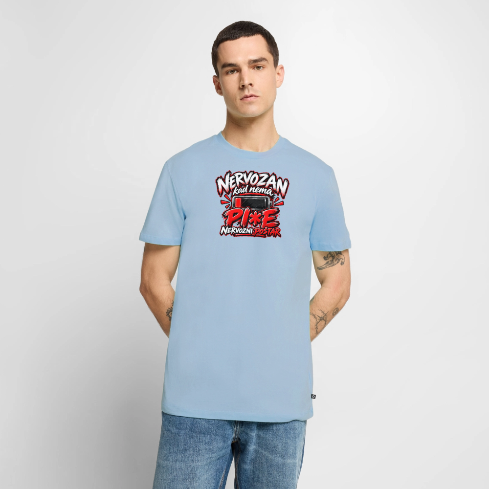 Männer Premium T-Shirt - Hellblau