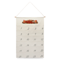 Leinen Adventskalender - Naturweiß