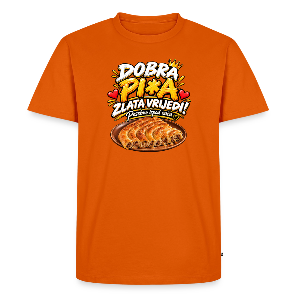 Männer Premium T-Shirt - Orange 
