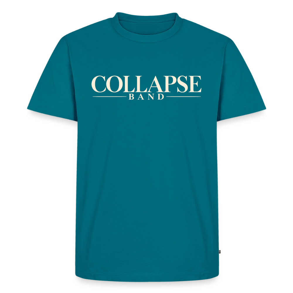 Männer Premium T-Shirt - Collapse Band Clasic - Petrol