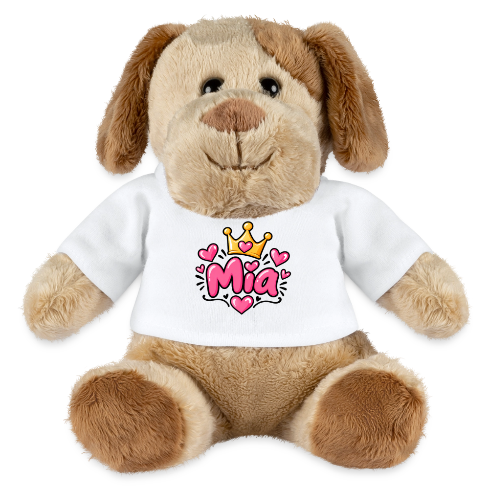 MiniFeet® Hund Helge – Personalisierbar mit Namen & Design - Weiß
