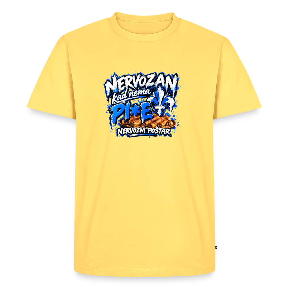 Männer Premium T-Shirt - Pastellgelb