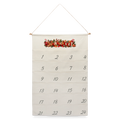 Leinen Adventskalender - Naturweiß