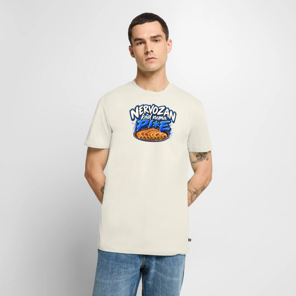 Männer Premium T-Shirt - Naturweiß