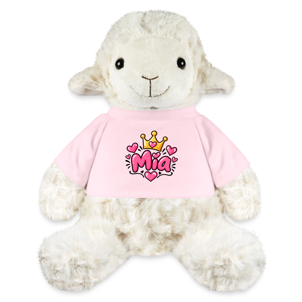 MiniFeet® Schaf Annika MIA – Personalisierbar mit Namen & Design - Hellrosa