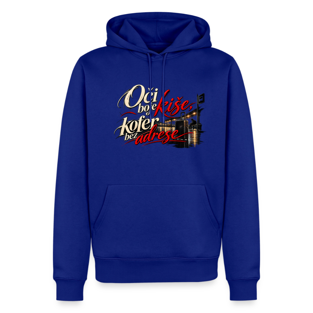 Männer Premium Hoodie - oci boje kise kofer bez adrese - Royalblau