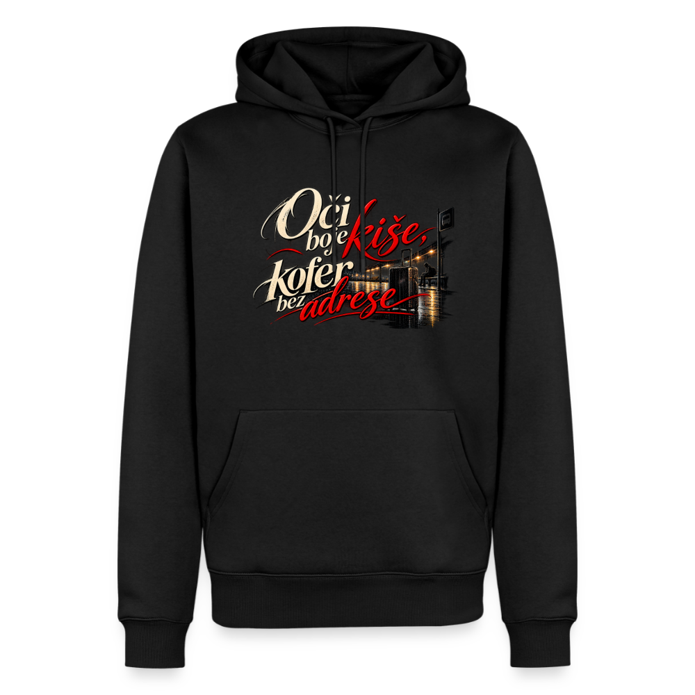 Männer Premium Hoodie - oci boje kise kofer bez adrese - Schwarz